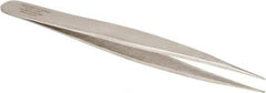 Aven - 4-3/4" OAL OO-SA Precision Tweezers - Straight, Fine Tips - A1 Tooling