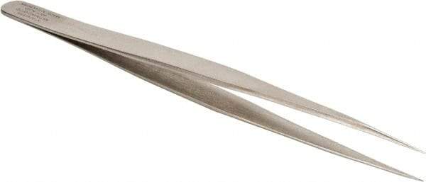 Aven - 5-5/16" OAL SS-SA Precision Tweezers - Straight, Extra Long & Narrow - A1 Tooling