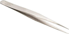 Aven - 4-1/4" OAL 3C-SA Precision Tweezers - Straight, Subminiature Assembly - A1 Tooling