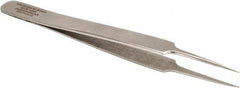 Aven - 4-1/2" OAL 5-SA Precision Tweezers - Tapered Ultra Fine, Subminiature Assembly - A1 Tooling