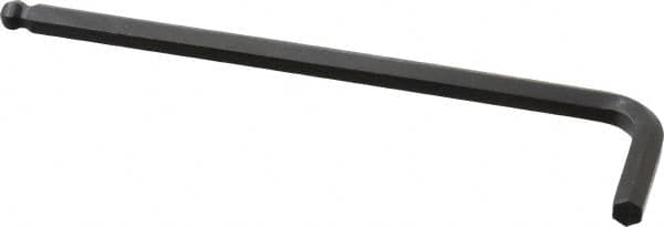 Eklind - 7/32" Hex, Long Arm, Ball End Hex Key - 4-7/8" OAL, Steel, Inch System of Measurement - A1 Tooling