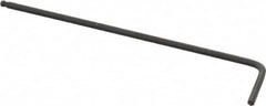 Eklind - 2mm Hex, Long Arm, Ball End Hex Key - 3-3/16" OAL, Steel, Metric System of Measurement - A1 Tooling