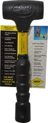 NUPLA - 1 Lb Head 1-5/8" Face Nonmarring Hammer - 11" OAL, Fiberglass Handle - A1 Tooling