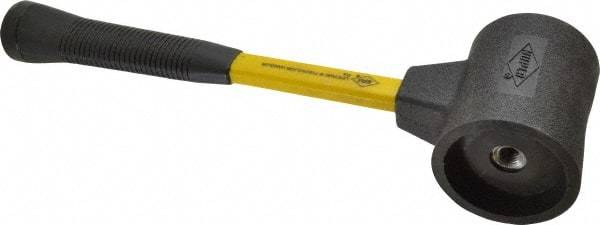 NUPLA - 3-1/4 Lb Head 3" Face Composite Nonmarring Hammer without Faces - Fiberglass Handle - A1 Tooling