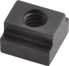 Gibraltar - 1/4-20 Blind Tapped T Slot Nut - 3/8" Slot Width, 9/16 x 15/64" Base Width x Height, 9/16 x 3/8" OAL x Height - A1 Tooling