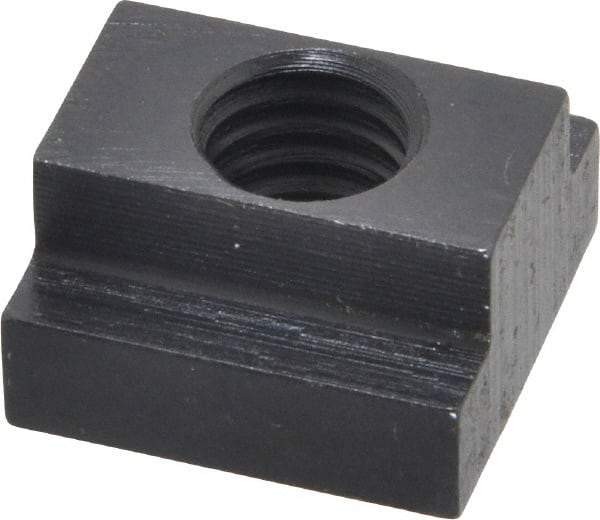 Gibraltar - 7/16-14 Blind Tapped T Slot Nut - 1/2" Slot Width, 7/8 x 9/32" Base Width x Height, 7/8 x 1/2" OAL x Height - A1 Tooling