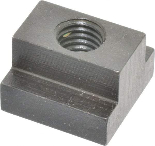 Gibraltar - 1/2-13 Blind Tapped T Slot Nut - 5/8" Slot Width, 1-1/8 x 3/8" Base Width x Height, 1-1/8 x 3/4" OAL x Height - A1 Tooling