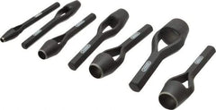 General - 7 Piece, 1/4 to 1", Arch Punch Set - Comes in Vinyl Roll - A1 Tooling