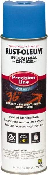 Rust-Oleum - 17 fl oz Blue Marking Paint - Water-Based Formula - A1 Tooling