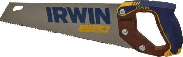 Irwin - 15" High Carbon Steel Blade Carpenter Saw - Wood Handle, ProTouch Handle over Hardwood, 18-1/2" OAL - A1 Tooling