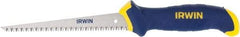 Irwin - 6-1/2" High Carbon Steel Blade Drywall Saw - Wood Handle, Ergonomic, 13-5/8" OAL - A1 Tooling