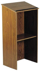 Oklahoma Sound - Mahogany Full Floor Lectern - 16" Deep x 23" Wide - A1 Tooling