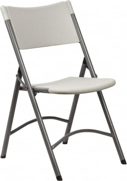 NPS - 18" Wide x 16-5/8" Deep x 32" High, Molded Resin Folding Chair - Gray - A1 Tooling