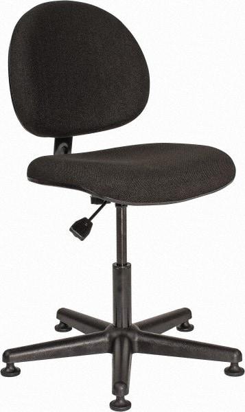 Bevco - Adjustable Chair - 18" Wide x 18" Deep, Olefin Seat, Black - A1 Tooling