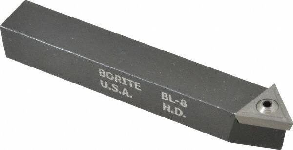 Borite - 3/8 Inch Inscribed Circle, 1/2 Inch Shank Square, BL, Left Hand, Carbide Indexable Lead Angle Facing Insert Tool Bit - TT 321 Insert Style Compatibility - A1 Tooling