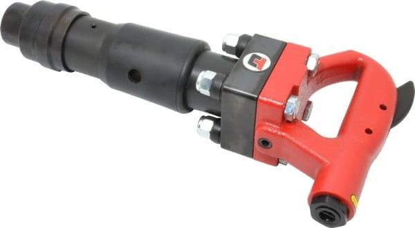 Universal Tool - 2,100 BPM, 3-3/4 Inch Long Stroke, Pneumatic Chipping Hammer - 30 CFM Air Consumption, 3/8 NPT Inlet - A1 Tooling