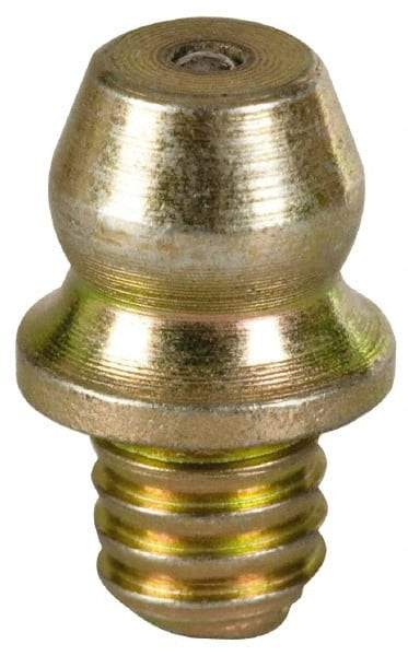 Value Collection - Straight Head Angle, 3/16 Thread Steel Drive-In Grease Fitting - A1 Tooling