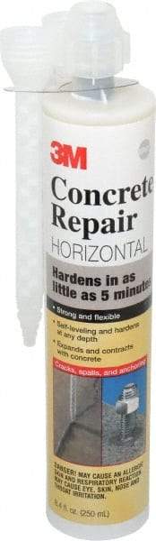 3M - 8.4 oz Cartridge Gray Urethane Filler/Repair Caulk - -60 to 250°F Operating Temp, 4 min Tack Free Dry Time, 1 hr Full Cure Time, Series 600 - A1 Tooling