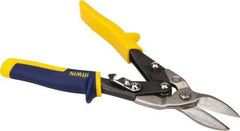 Irwin - 1-5/16" Length of Cut, Straight Pattern Aviation Snip - 10" OAL, ProTouch Handle, 18 AWG Steel Capacity - A1 Tooling