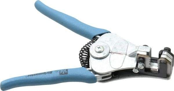 Ideal - 22 to 14 AWG Capacity Automatic Wire Stripper - 7" OAL, Plastic Cushion Handle - A1 Tooling