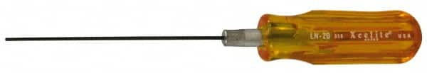 Xcelite - 0.05" Standard Hex Driver - 4" Bade Length, Standard Handle, 6-5/8" OAL - A1 Tooling