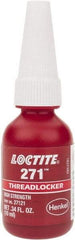 Loctite - 10 mL Bottle, Red, High Strength Liquid Threadlocker - Series 271, 24 hr Full Cure Time, Hand Tool, Heat Removal - A1 Tooling