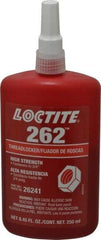 Loctite - 250 mL Bottle, Red, High Strength Liquid Threadlocker - Series 262, 24 hr Full Cure Time, Hand Tool, Heat Removal - A1 Tooling