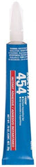 Loctite - 0.70 oz Tube Clear Instant Adhesive - Series 454, 15 sec Fixture Time, 24 hr Full Cure Time, Bonds to Plastic & Rubber - A1 Tooling