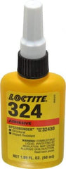 Loctite - 50 mL Bottle Structural Adhesive - 5 min Working Time, 3,000 to 3,600 psi Shear Strength, Series 324 - A1 Tooling