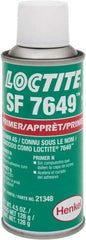 Loctite - 4.5 Fluid Ounce Can, Green, Liquid Primer - Series 7649 - A1 Tooling