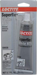 Loctite - 80 mL Tube White RTV Silicone Joint Sealant - 30 min Tack Free Dry Time, 24 hr Full Cure Time, Series 135 - A1 Tooling