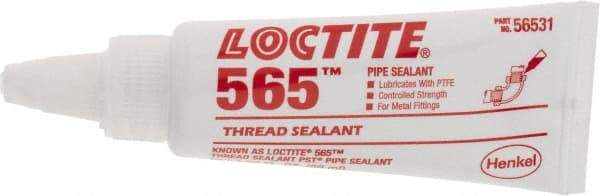 Loctite - 50 mL Tube White Pipe Sealant - 300°F Max Working Temp, For Threaded Metal Fittings - A1 Tooling