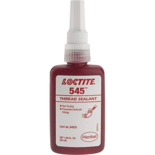 Loctite - 50 mL Bottle, Purple, Liquid Threadlocker - Series 545, 24 hr Full Cure Time, Hand Tool Removal - A1 Tooling