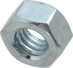 Value Collection - 5/16-18 UNC Steel Right Hand Hex Nut - 1/2" Across Flats, 17/64" High, Zinc-Plated Finish - A1 Tooling