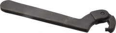 Martin Tools - 3/4" to 2" Capacity, Adjustable Pin Spanner Wrench - 6-3/8" OAL, 5/32" Hook Pin Height - A1 Tooling