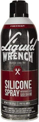 Liquid Wrench - 15 oz Aerosol Silicone Lubricant - Clear Yellow - A1 Tooling