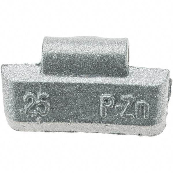 Perfect Equipment - 0.25 oz P Wheel Weight - Zinc, For Use with Automotive & Light Trucks - A1 Tooling