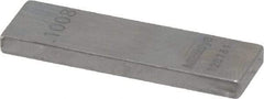 Mitutoyo - 0.1008" Rectangular Steel Gage Block - Accuracy Grade AS-1, Includes Certificate of Inspection - A1 Tooling