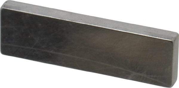 Mitutoyo - 0.124" Rectangular Steel Gage Block - Accuracy Grade AS-1, Includes Certificate of Inspection - A1 Tooling