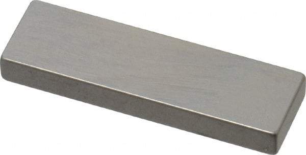 Mitutoyo - 0.136" Rectangular Steel Gage Block - Accuracy Grade AS-1, Includes Certificate of Inspection - A1 Tooling