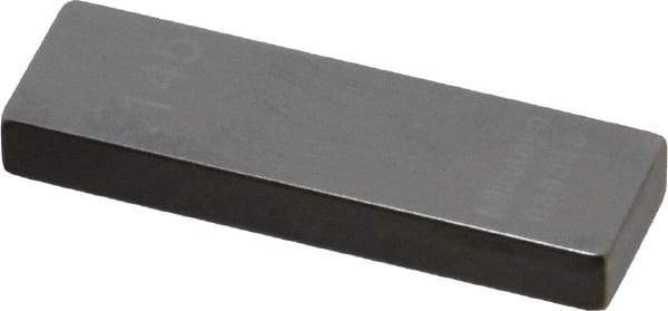 Mitutoyo - 0.145" Rectangular Steel Gage Block - Accuracy Grade AS-1, Includes Certificate of Inspection - A1 Tooling