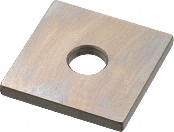 Mitutoyo - 0.105" Square Steel Gage Block - Accuracy Grade 0, Includes Certificate of Inspection - A1 Tooling