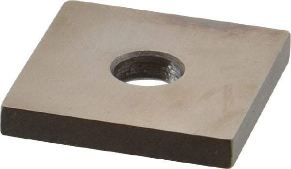 Mitutoyo - 0.136" Square Steel Gage Block - Accuracy Grade 0, Includes Certificate of Inspection - A1 Tooling