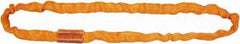 Lift-All - 15' Long x 4-7/8" Wide, 125,000 Lb Basket Capacity, Nylon, Aramid Web Sling - 100,000 Lb Choker Capacity, 3" Diam Chain, Orange - A1 Tooling