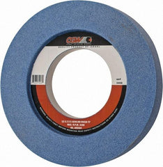 Camel Grinding Wheels - 12" Diam x 5" Hole x 2" Thick, H Hardness, 46 Grit Surface Grinding Wheel - Aluminum Oxide, Type 7, Coarse Grade, 2,228 Max RPM, Vitrified Bond, Two-Side Recess - A1 Tooling