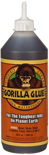 Gorilla Glue - 36 oz Bottle Brown All Purpose Glue - 20 min Working Time - A1 Tooling