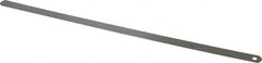 Precision Brand - 0.0118 Inch Thick x 1/2 Inch Wide x 12 Inch Leaf Length, Parallel Feeler Gage - High Carbon Steel - A1 Tooling