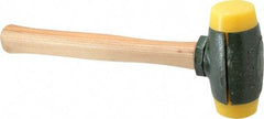 Garland - 2-3/4 Lb Head 1-3/4" Face Plastic Split Head Hammer - 12-3/4" OAL, Wood Handle - A1 Tooling