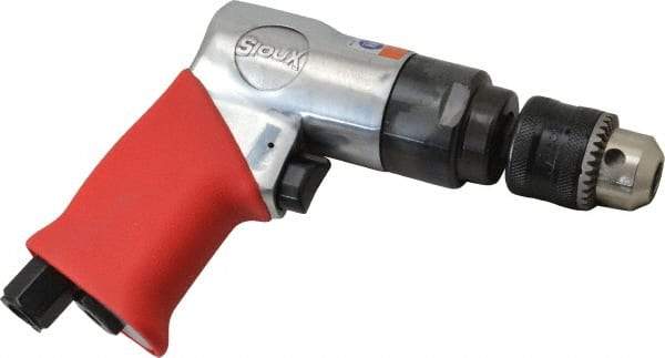 Sioux Tools - 3/8" Keyed Chuck - Pistol Grip Handle, 2,300 RPM, 0.33 hp - A1 Tooling