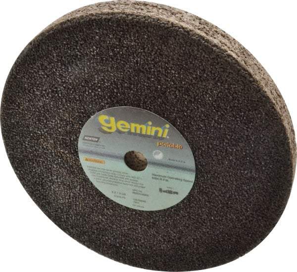 Norton - 8" Diam x 5/8" Hole x 1" Thick, P Hardness, 16 Grit Surface Grinding Wheel - Aluminum Oxide, Type 1, Very Coarse Grade, 6,000 Max RPM, No Recess - A1 Tooling